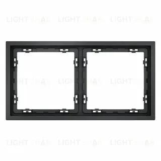 Рамка на 2 поста Voltum S70 VLS100207 (графит)