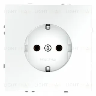 Розетка Voltum S70 VLS040102 (белый матовый)
