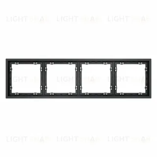 Рамка на 4 поста Voltum S70 VLS100407 (графит)