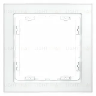 Рамка на 1 пост Voltum S70 VLS110102 (белый,матовый,стекло)