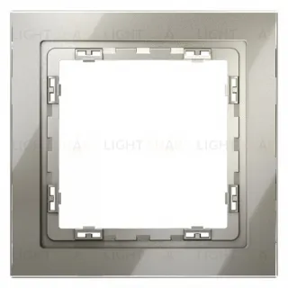 Рамка на 1 пост Voltum S70 VLS110104 (шелк, стекло)