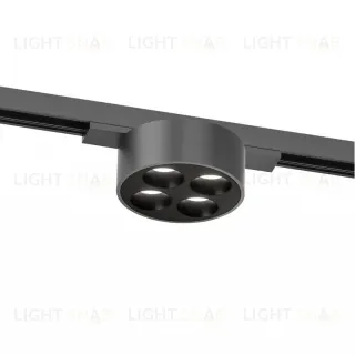 Трековый однофазный светильник Denkirs Shine grill DK5772-DN
