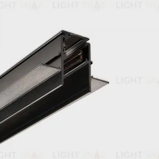 Шинопровод встраиваемый Italline Atom IT012-5030 black