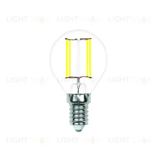 Лампа светодиодная Volpe Optima LED-G45-4W/3000K/E14/CL/SLF UL-00008312