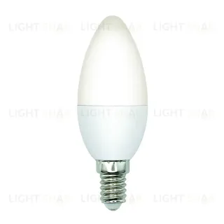 Лампа светодиодная Volpe Optima LED-C37-6W/3000K/E14/FR/SLS UL-00008794