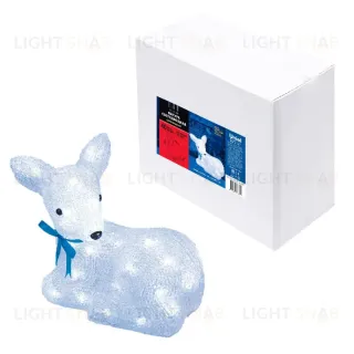 Фигура олененок Uniel ULD-M2926-040/STA WHITE IP20 LYING FAWN-1 11031
