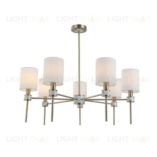 Люстра на штанге Indigo Poesia 13035/8R Brass V000578