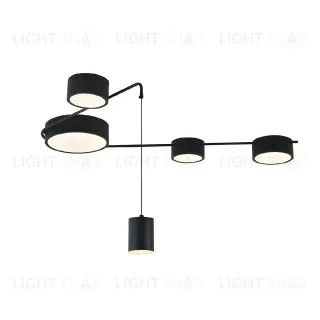 Потолочный светильник Indigo Modulo 14028/5С Black V000161L
