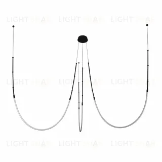 Подвесная люстра Arte Lamp Klimt A2850SP-38BK