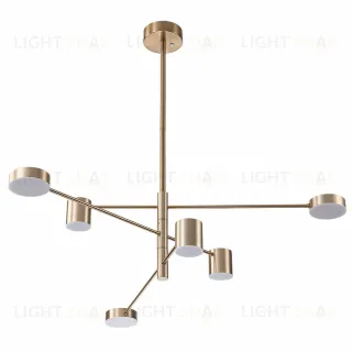 Люстра на штанге Arte Lamp Stanley A2476PL-40PB