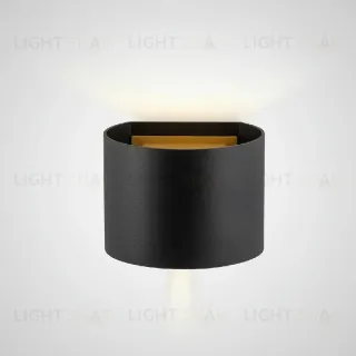 Настенный светильник AM Group AM115-2X3W BK+GD