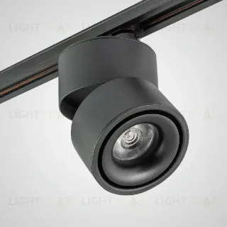 Трековый однофазный светильник AM Group AM160T BK