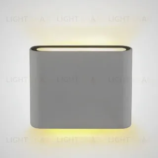 Уличный настенный светильник AM Group AM243-2X5W WH 4000K