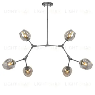 Люстра на штанге AM Group LOFT-6 BK