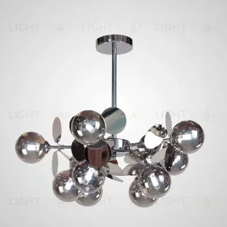 Люстра на штанге AM Group AM396 SP10 CHROM