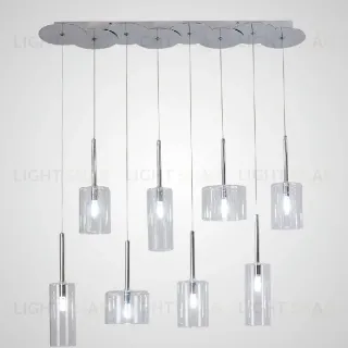 Каскадная люстра AM Group AM355-8CLEAR