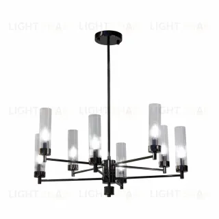 Люстра на штанге AM Group INDIGO SP8 PEARL BLACK