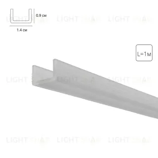 Матовый рассеиватель для теневого профиля Arte Lamp Gap A671005RS