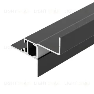 Алюминиевый профиль Arlight СEIL-S12-SHADOW-20-SIDE-3000 ANOD BLACK 052226