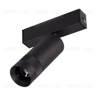 Трековый магнитный светильник Arlight MAG-SPOT-ZOOM-25-R35-7W Day4000 (BK, 20-55 deg, 24V) 053796