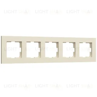 Рамка на 5 постов Werkel Slab (айвори софт) W0052962 4690389207938 a067787