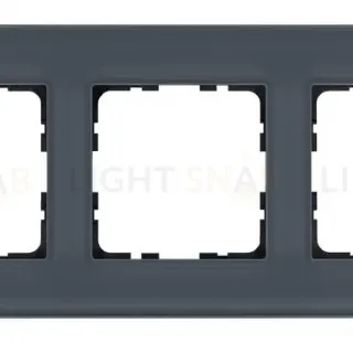 Рамка 3-постовая, стекло Маренго Jasmart G-Glass G1003GC