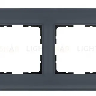 Рамка 2-постовая, стекло Маренго Jasmart G-Glass G1002GC