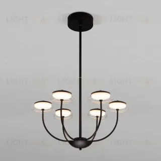 Люстра на штанге Eurosvet Fungo 50388 LED черный a068861