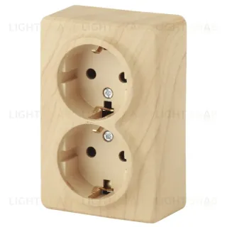 Розетка 2х2P+E Schuko со шторками ЭРА Эксперт 11-2206-11 Б0020696