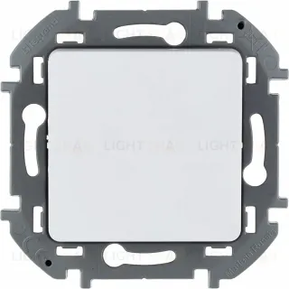 Выключатель кнопочный одноклавишный Legrand Inspiria 673690