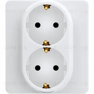 Розетка двойная с/з Legrand Inspiria 673750