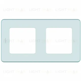 Рамка двухместная Legrand Inspiria 673945