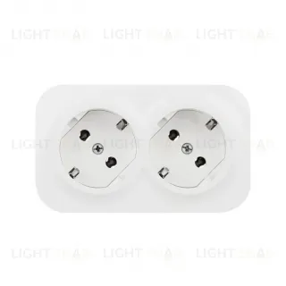 Розеточный блок двойной с/з Legrand Quteo 782233