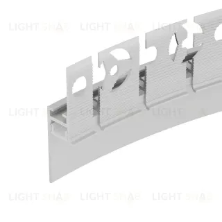 Алюминиевый профиль Arlight PLINTUS-FANTOM-BENT-H20-SIDE-2000 WHITE 043674(1)