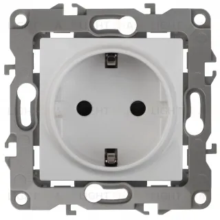 Розетка 2P+E Schuko Эра 12-2101-01 Б0014675