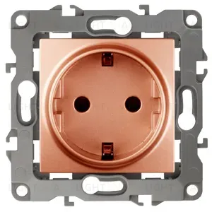 Розетка 2P+E Schuko Эра 12-2101-14 Б0019321