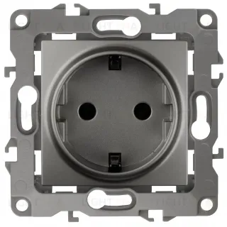 Розетка 2P+E Schuko Эра 12-2101-12 Б0019319