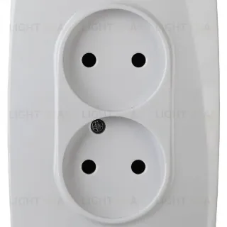 Розетка 2x2P Эра 12-2107-01 Б0031238