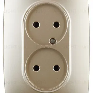 Розетка 2x2P Эра 12-2107-04 Б0031241