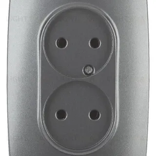 Розетка 2x2P Эра 12-2107-12 Б0031244