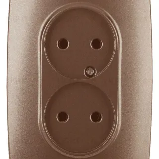 Розетка 2x2P Эра 12-2107-14 Б0031246