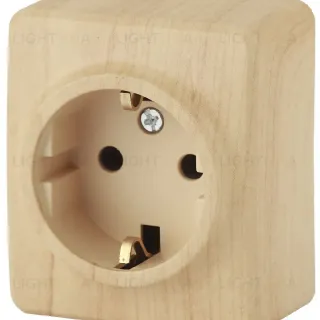 Розетка 2P+E Schuko со шторками Эра 11-2204-11 Б0020690