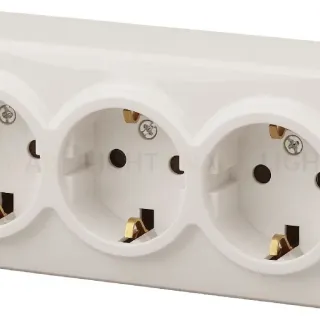 Розетка 2P+E Schuko со шторками Эра 11-2209-02 Б0020704
