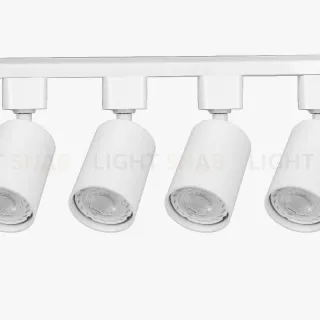 Трековый однофазный светильник (4 шт.) Эра TR70-SET4-GU10-WH Б0063933