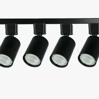 Трековый однофазный светильник (4 шт.) Эра TR70-SET4-GU10-BK Б0063956