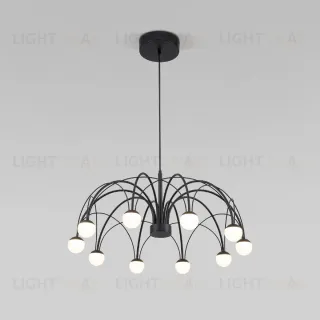 Подвесная люстра Eurosvet Ragno 90034/10 LED черный a069301