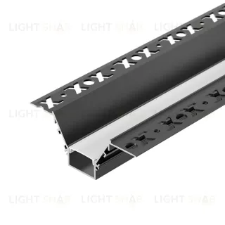 Алюминиевый профиль Arlight COMFORT21-V-FANTOM-2000 BLACK 052544