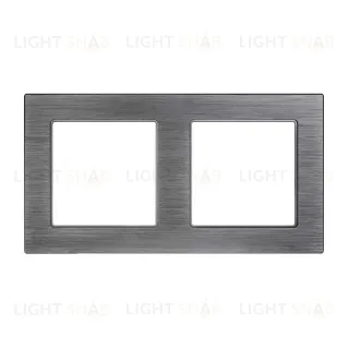 Рамка на 2 поста Arlight FRM-PRESTO-ALS-2-GR 043856
