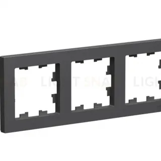 Рамка 3-ая Systeme Electric AtlasDesign Базальт ATN001403