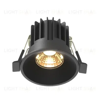 Встраиваемый светильник Maytoni Round DL058-7W2.7K-B